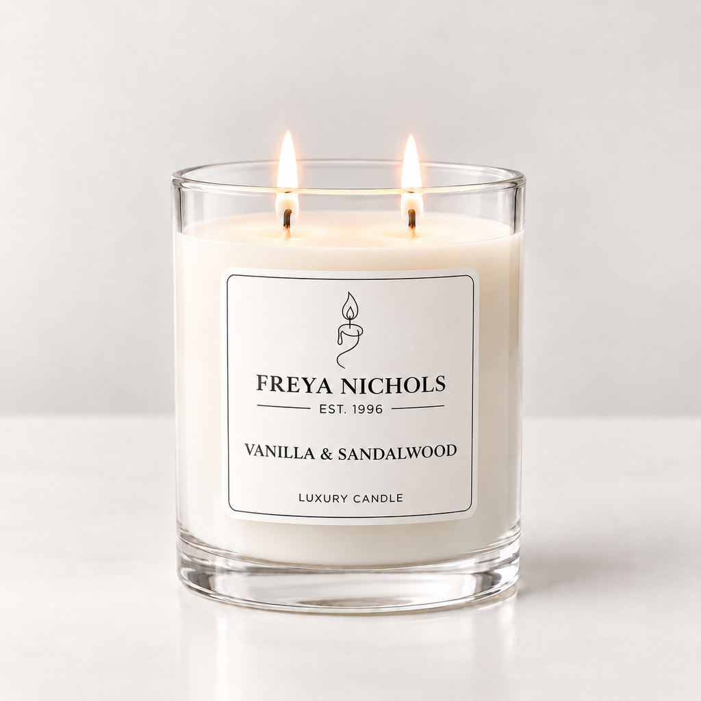 Vanilla & Sandalwood Double Wick Candle