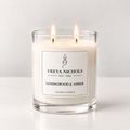 Sandalwood & Amber Double Wick Candle
