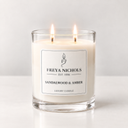 Sandalwood & Amber Double Wick Candle