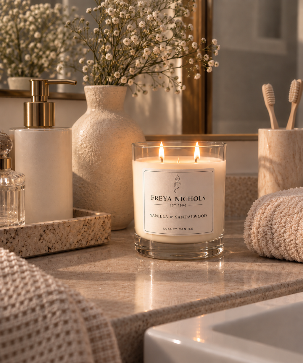 Vanilla & Sandalwood Double Wick Candle